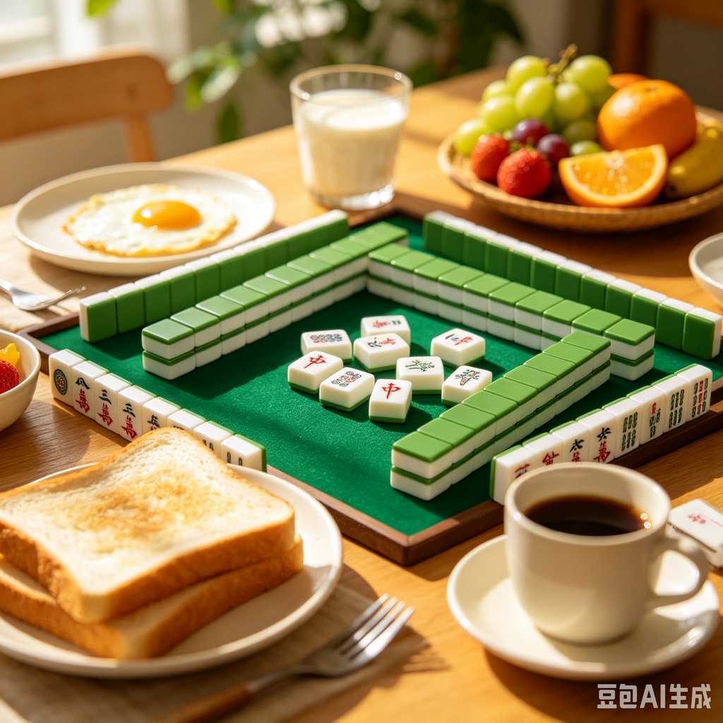 vintage style mahjong set