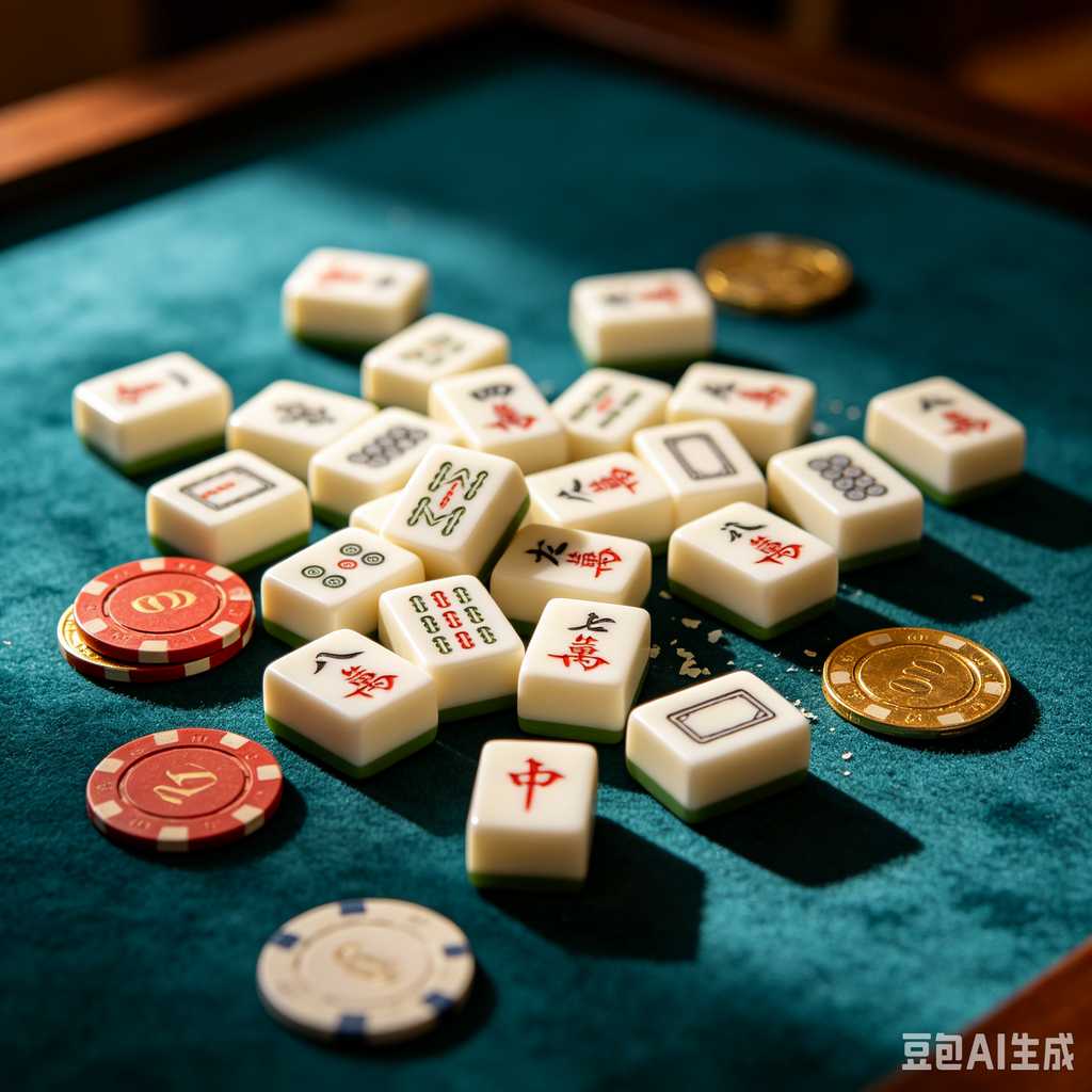 black crystal mahjong tiles